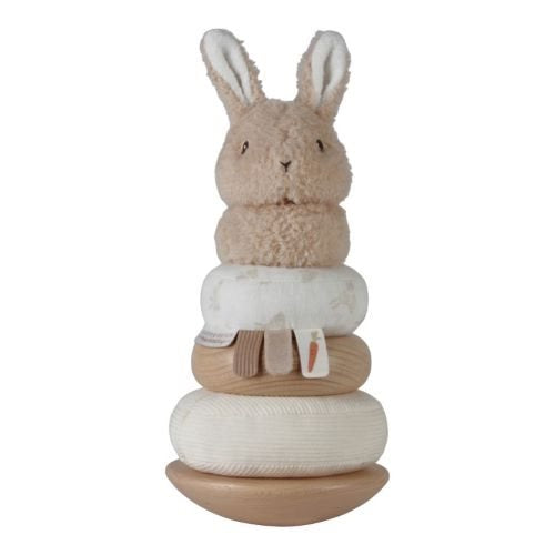 Baby bunny stacking ring - Little Dutch