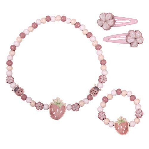 Strawberry jewellery set - Little Dutch