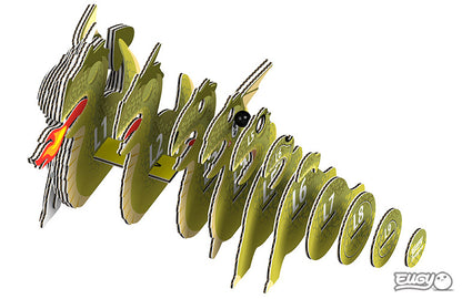 Dragon Eco-Friendly 3D  Paper Puzzle - Eugy  024