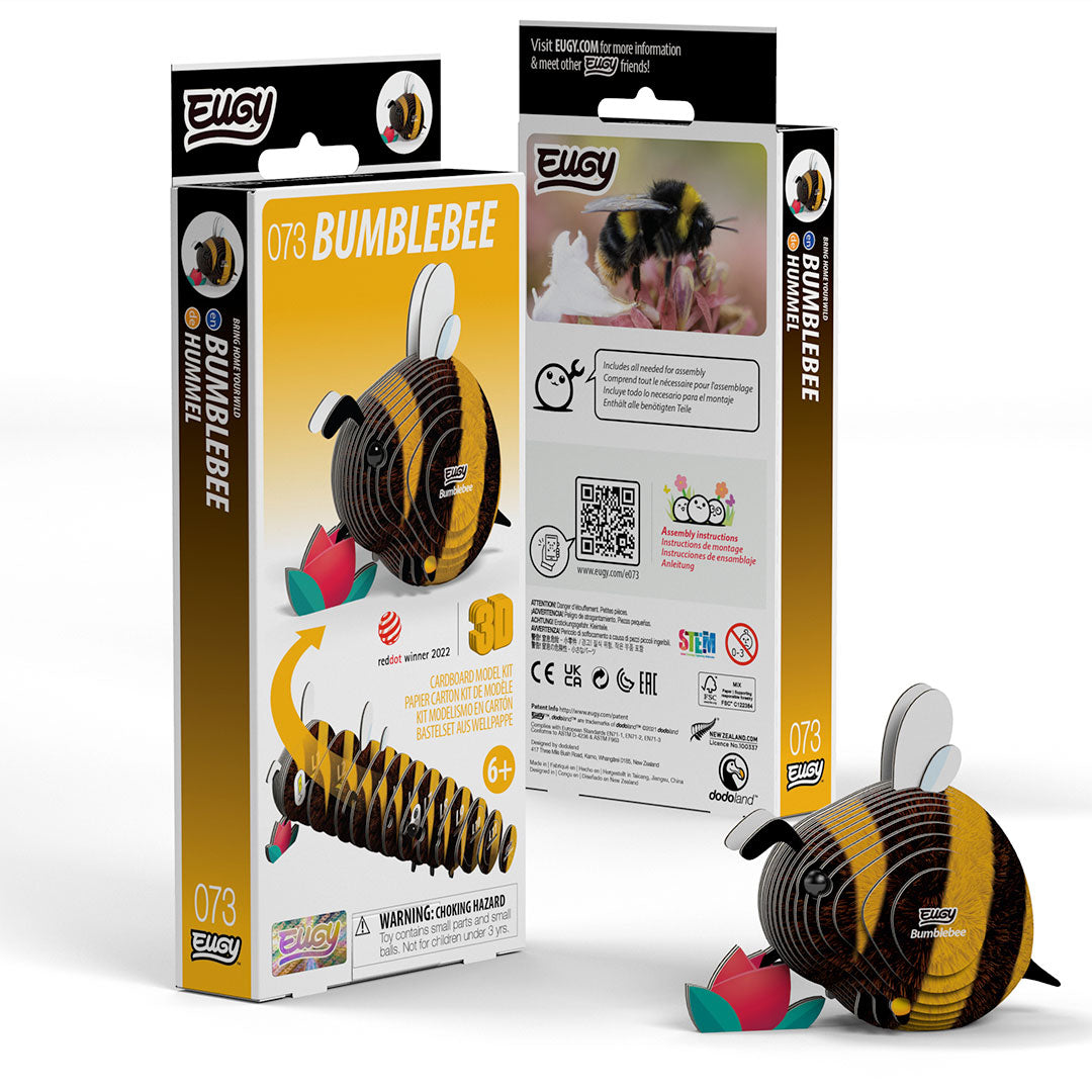 Bumblebee - Eco-Friendly 3D Paper Puzzle - Eugy 073