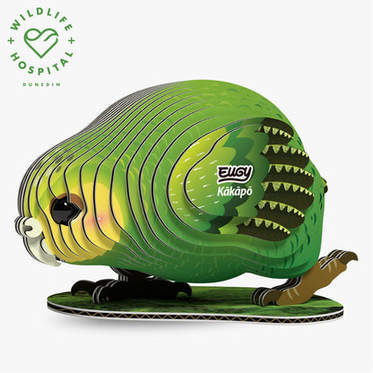 Kakapo - Eco-Friendly 3D Paper Puzzle - Eugy 099