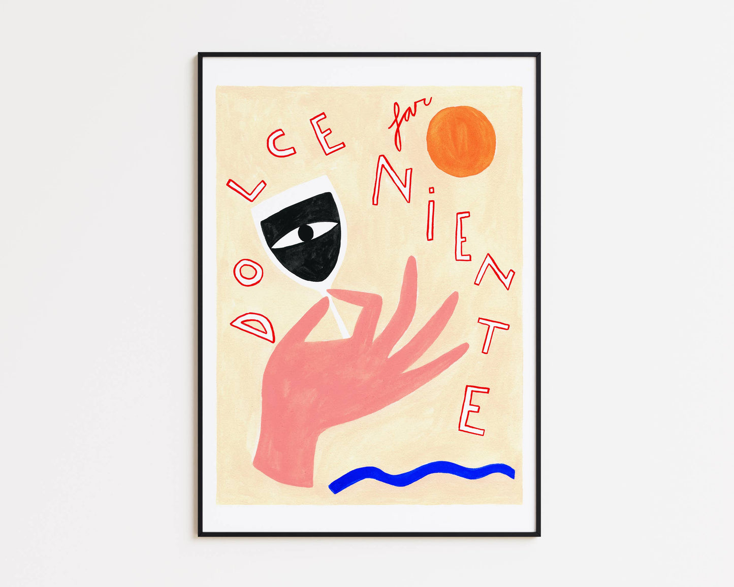 "Dolce far niente" -Art Print - Poster
