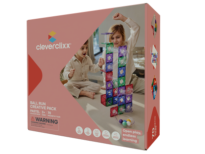 Pastel Ball Run Pack – 70 Pieces - Cleverclixx