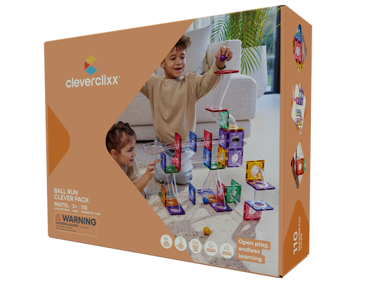 Pastel Ball Run Pack – 110 Pieces - Cleverclixx