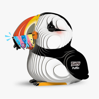Puffin - Eco-Friendly 3D Paper Puzzle - Eugy 101