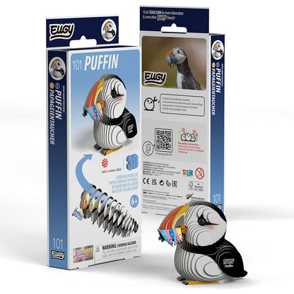 Puffin - Eco-Friendly 3D Paper Puzzle - Eugy 101