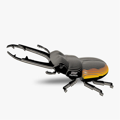 Stag Beetle - Eco-Friendly 3D Paper Puzzle - Eugy 114