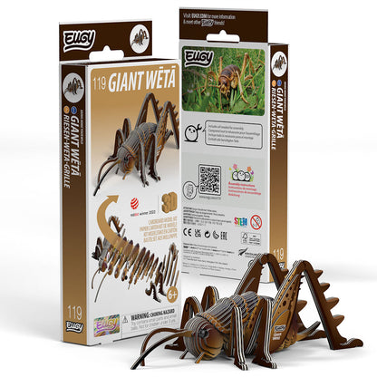 Giant Weta - Eco-Friendly 3D Paper Puzzle - Eugy 119