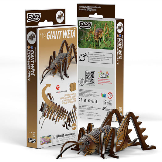Giant Weta - Eco-Friendly 3D Paper Puzzle - Eugy 119