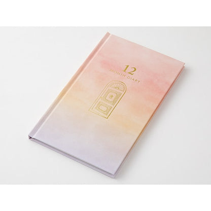 12 Month Diary - Dusty Pink