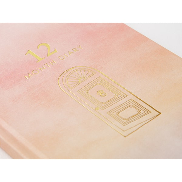 12 Month Diary - Dusty Pink