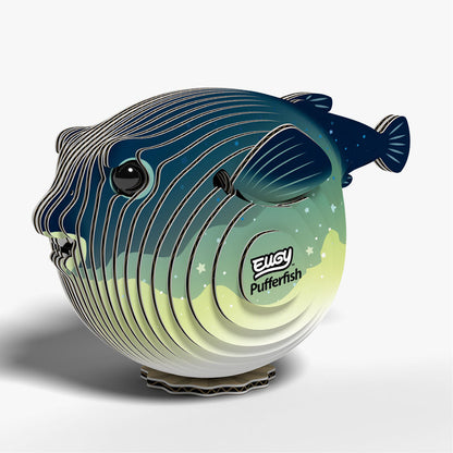 Pufferfish - Eco-Friendly 3D Paper Puzzle - Eugy 138