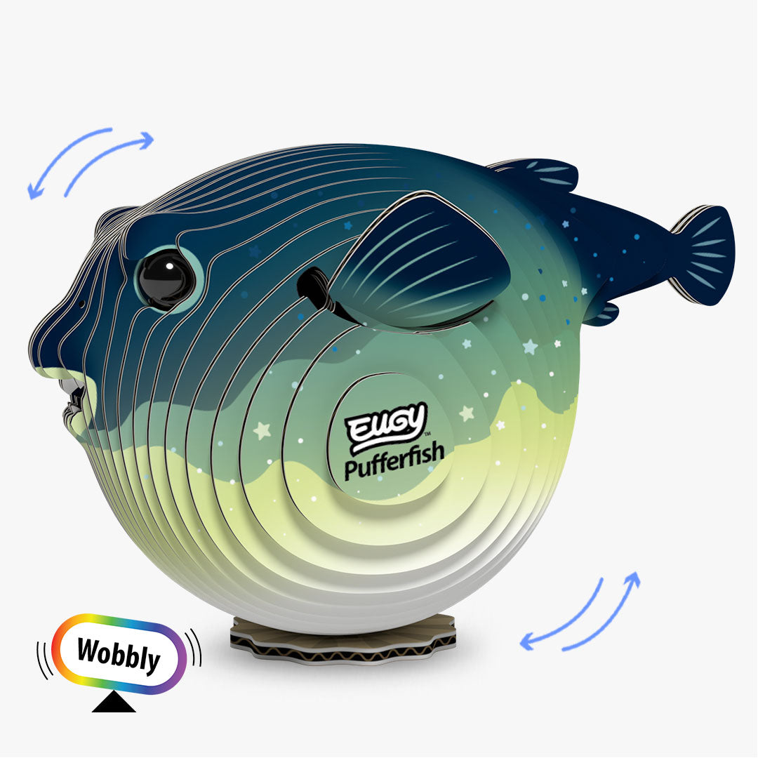 Pufferfish - Eco-Friendly 3D Paper Puzzle - Eugy 138