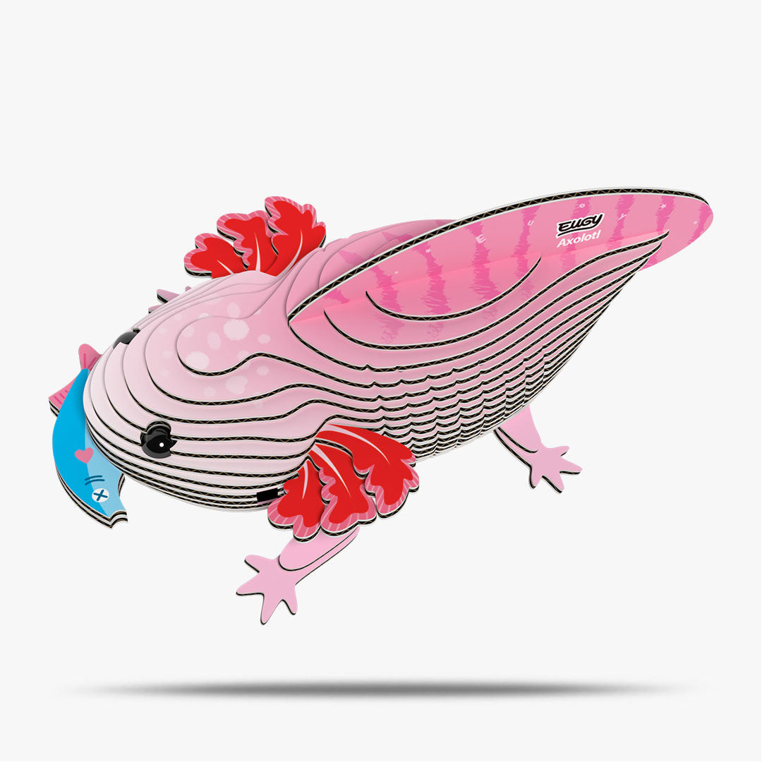 Axolotl - Eco-Friendly 3D Paper Puzzle - Eugy 139