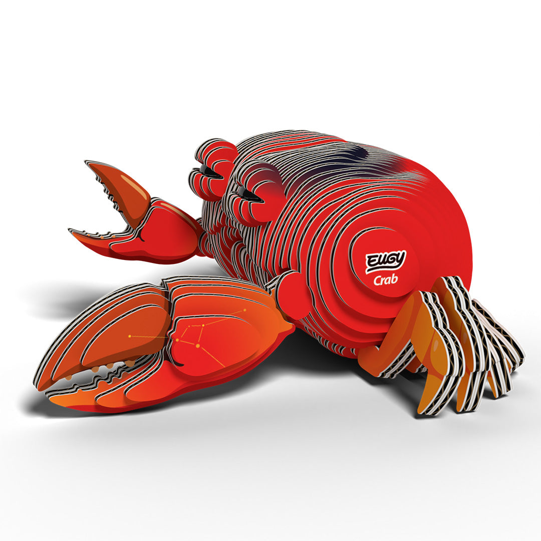Crab - Eco-Friendly 3D Paper Puzzle - Eugy 144