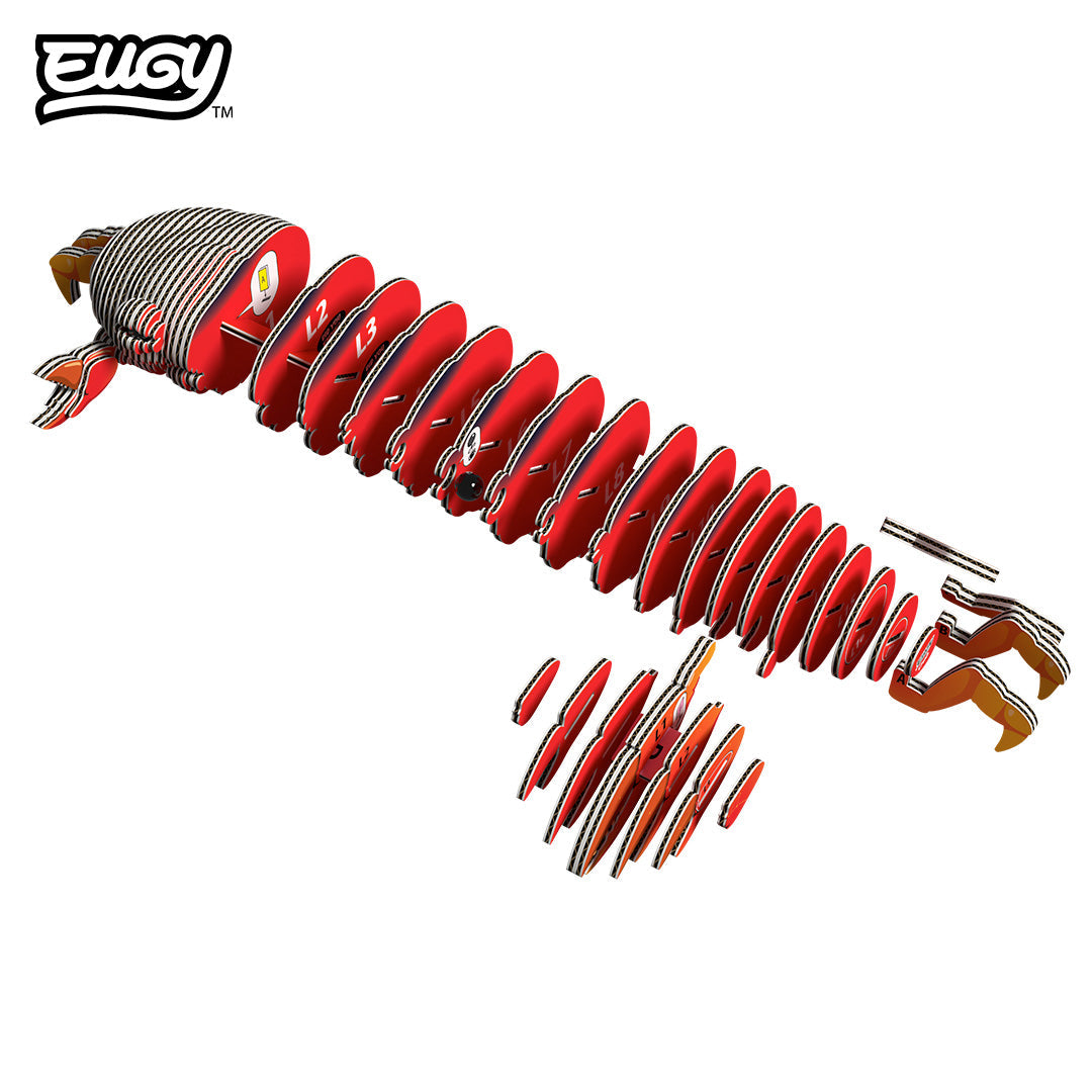 Crab - Eco-Friendly 3D Paper Puzzle - Eugy 144