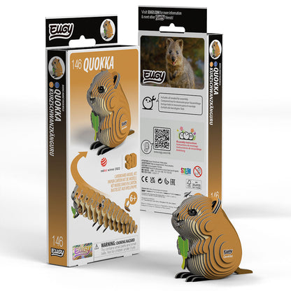 Quokka - Eco-Friendly 3D Paper Puzzle - Eugy 146