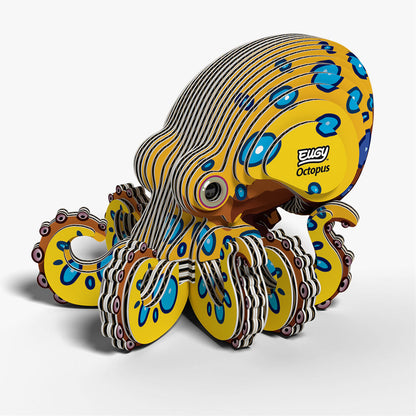 Octopus - Eco-Friendly 3D Paper Puzzle - Eugy 147