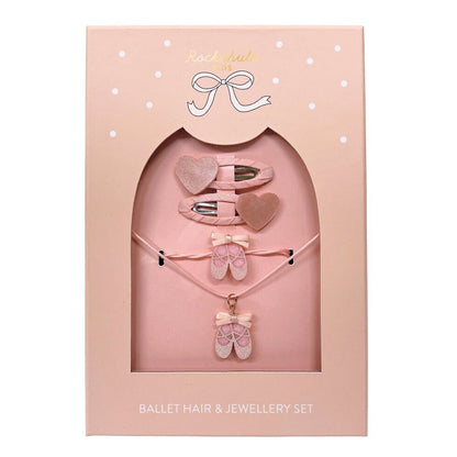 Conjunto de peinado y joyas de ballet