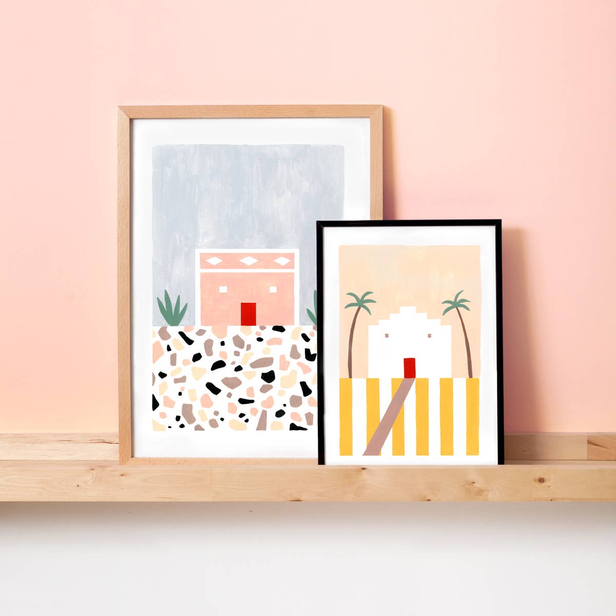 Terrazzo House Art Print