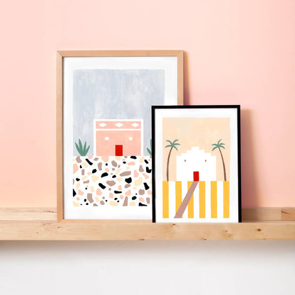 Terrazzo House Art Print