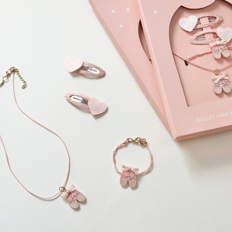 Conjunto de peinado y joyas de ballet