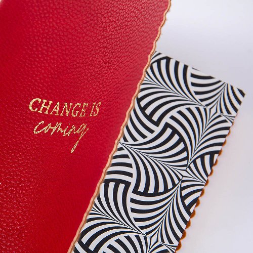 Cuaderno Majoie DIN A5 - Change Is Coming- Rojo
