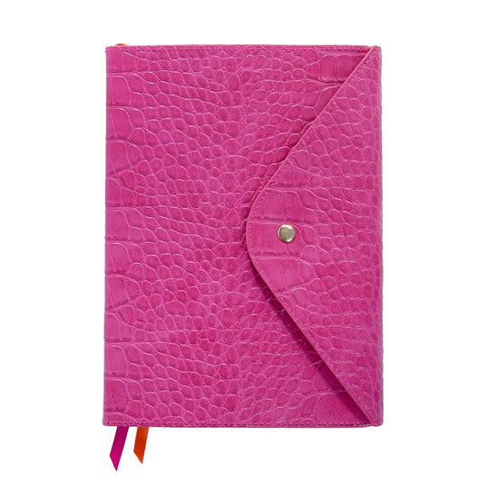 Majoie DIN A5 Notebook - Fucsia Crocodile