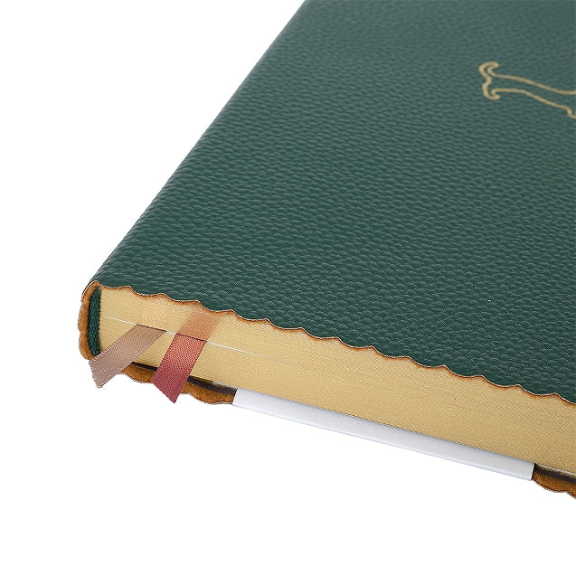 Teckel Dog - Vegan leather A5 Notebook
