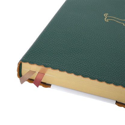 Teckel Dog - Vegan leather A5 Notebook