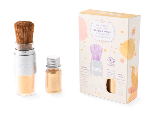 Golden Shimmering Powder + Magic Brush