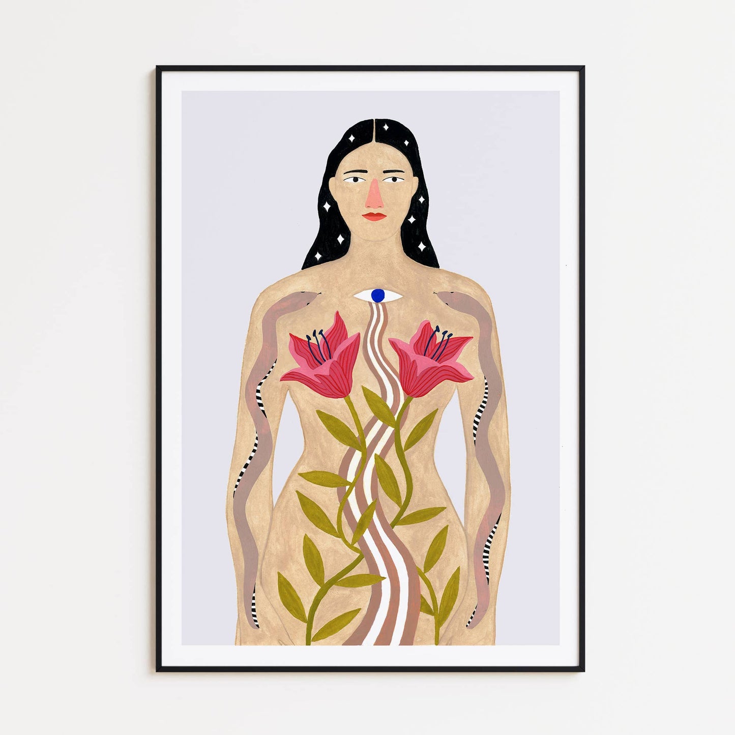 Mystical Woman Art Print