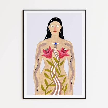 Mystical Woman Art Print