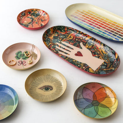Nomenclature Of Colours Oval Enamel Tray
