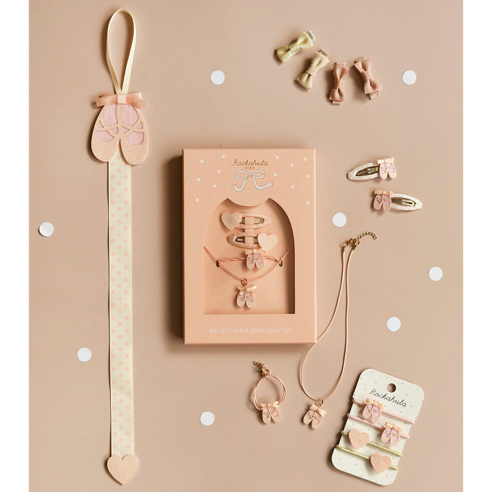 Conjunto de peinado y joyas de ballet