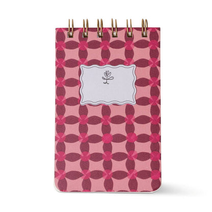 Diario pequeño con alambre Tulip Twin Rojo - Designworks
