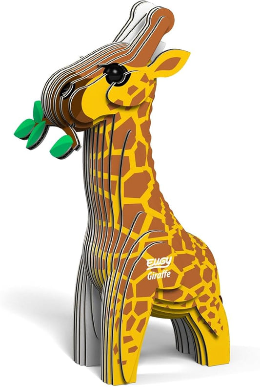 Jirafa - Rompecabezas de papel 3D ecológico - Eugy 009