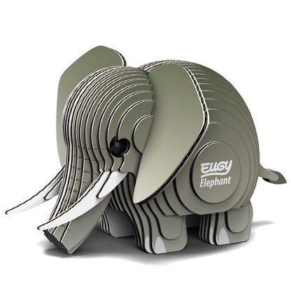 Elefante - Rompecabezas de papel 3D ecológico - Eugy 010