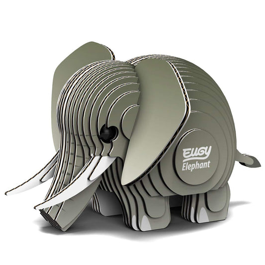 Elefante - Rompecabezas de papel 3D ecológico - Eugy 010