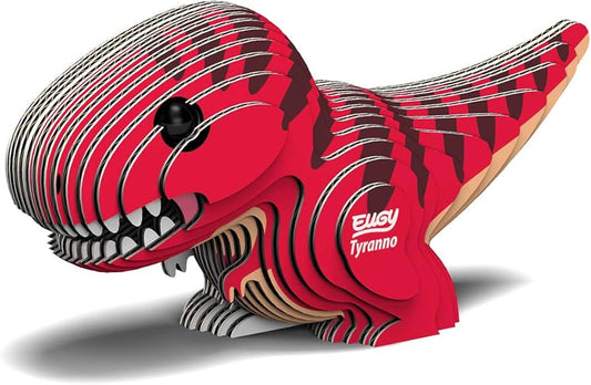 Tiranosaurio- Rompecabezas de papel 3D ecológico - Eugy 005