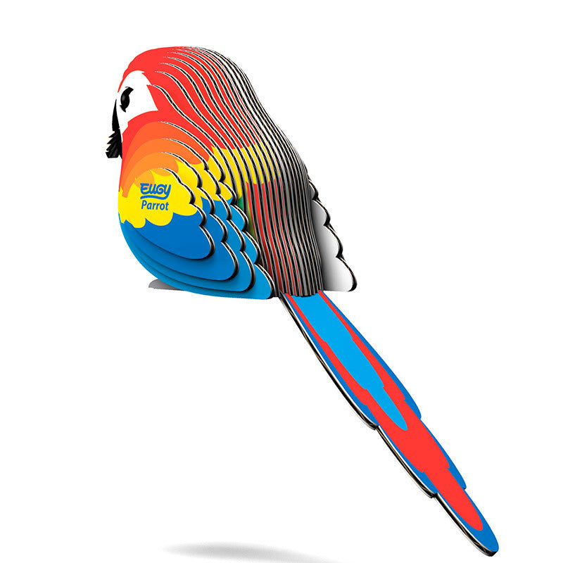 Parrot - Eco-Friendly  3D Paper Puzzle - Eugy 023