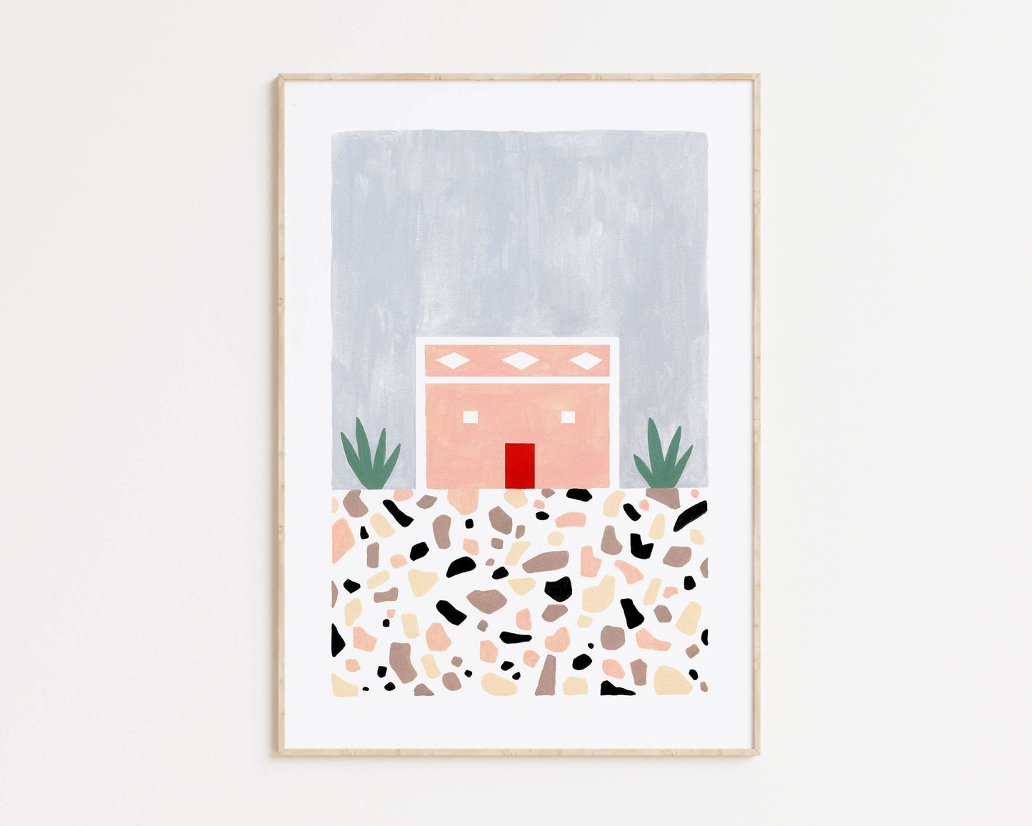 Terrazzo House Art Print