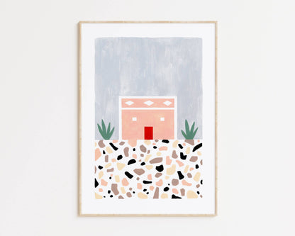 Terrazzo House Art Print