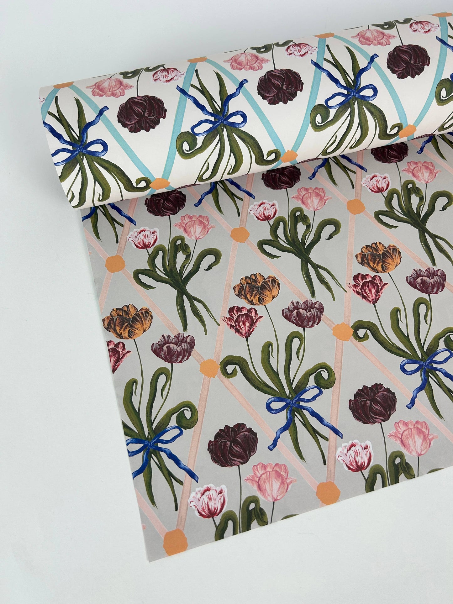 Diamond Tulip Wrapping Paper - Polly Fern
