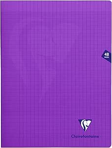 Clairefontaine Mimesys Séyès Notebook Purpple - Big