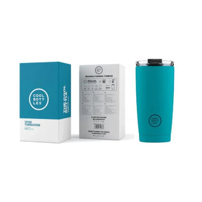 Vivid Turquoise Insulated Stainless Steel Tumbler - 550ml