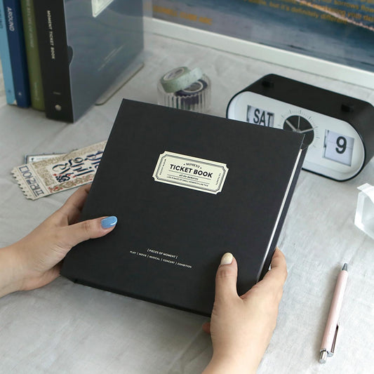 Moment ticket book 04 Navy