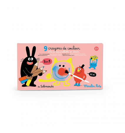 Lápices de colores 3 en 1