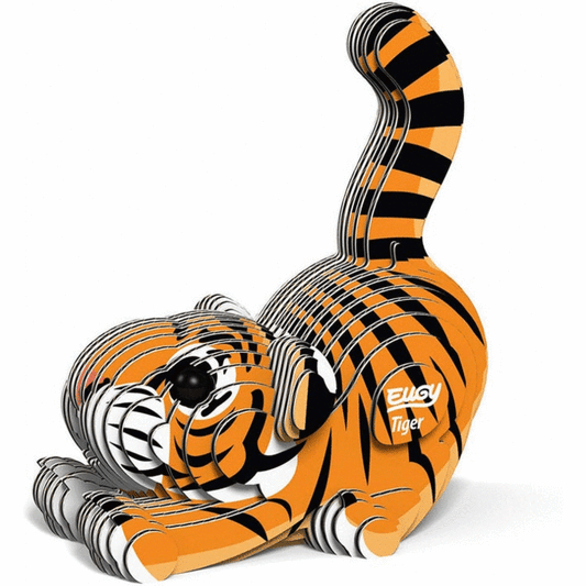 Tiger - Eco-Friendly  3D Paper Puzzle - Eugy 012