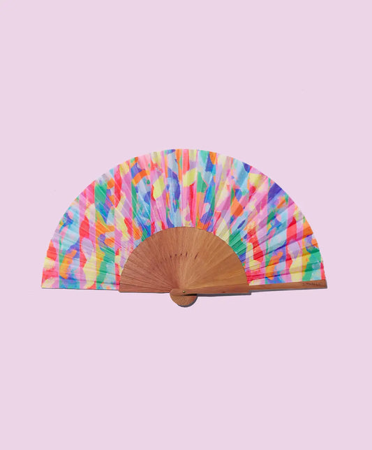 Standard Fan - Chromatic Collage - A Fan Of